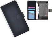 HTC Desire 630 smartphone hoesje wallet book style case zwart