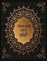 Mandala coloring book for adult