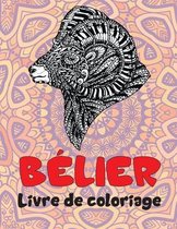 Belier - Livre de coloriage pour adultes