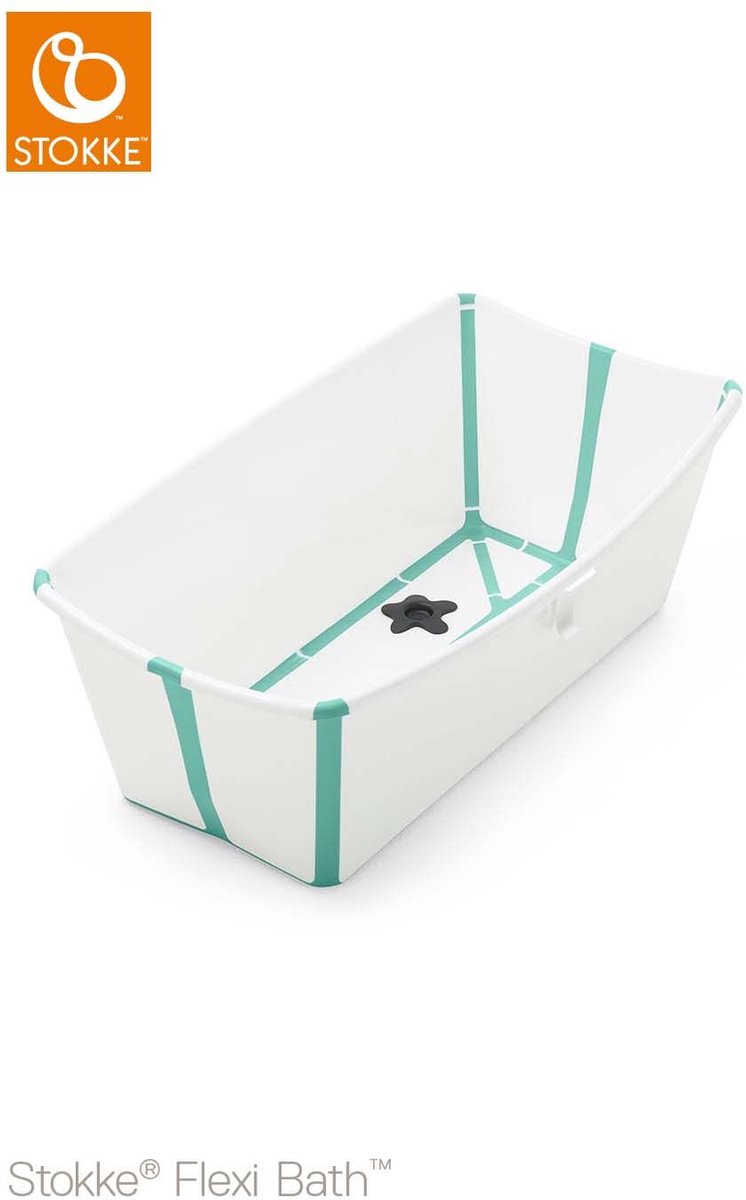 Goedkoopste Stokke Flexi Bath Newborn Babybad - Turquoise / Aqua