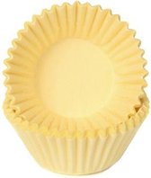 House of Marie Chocolade Baking Cups - Pastel Geel - pk/100