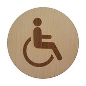 Bordje pictogram invalide - rond