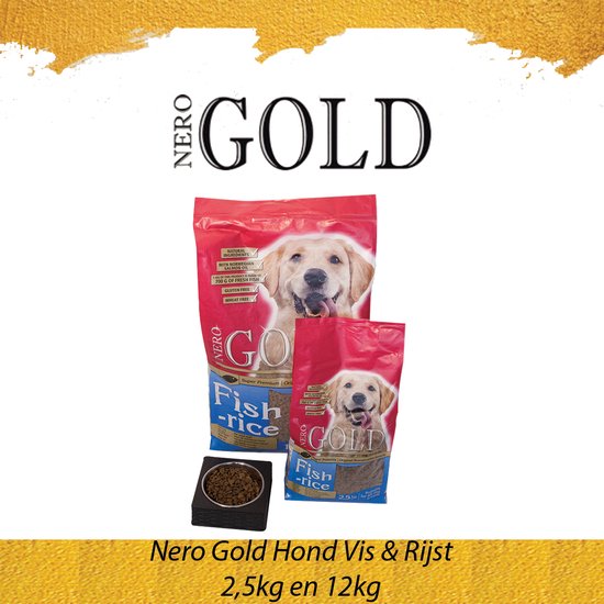 Nero Gold Vis & Rijst 12kg