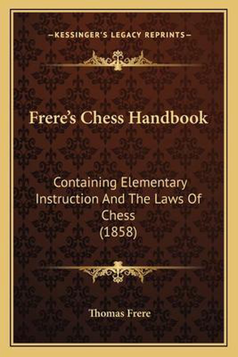 Frere's Chess Handbook van Thomas Frere