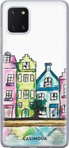 Samsung Note 10 Lite hoesje siliconen - Amsterdam | Samsung Galaxy Note 10 Lite case | groen | TPU backcover transparant
