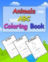 Animals ABC Coloring Book