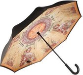 Goebel - Alphonse Mucha | Upside Down Paraplu Voorjaar | Artis Orbis - 108cm