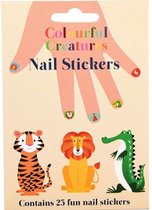 Nagelstickers colourful creatures - Rex London