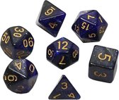 Dobbelsteen - Dice Galaxy Navy Blue dobbelstenen