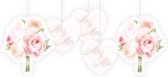 Bruiloft Rozen Hangdecoratie - 5 stuks