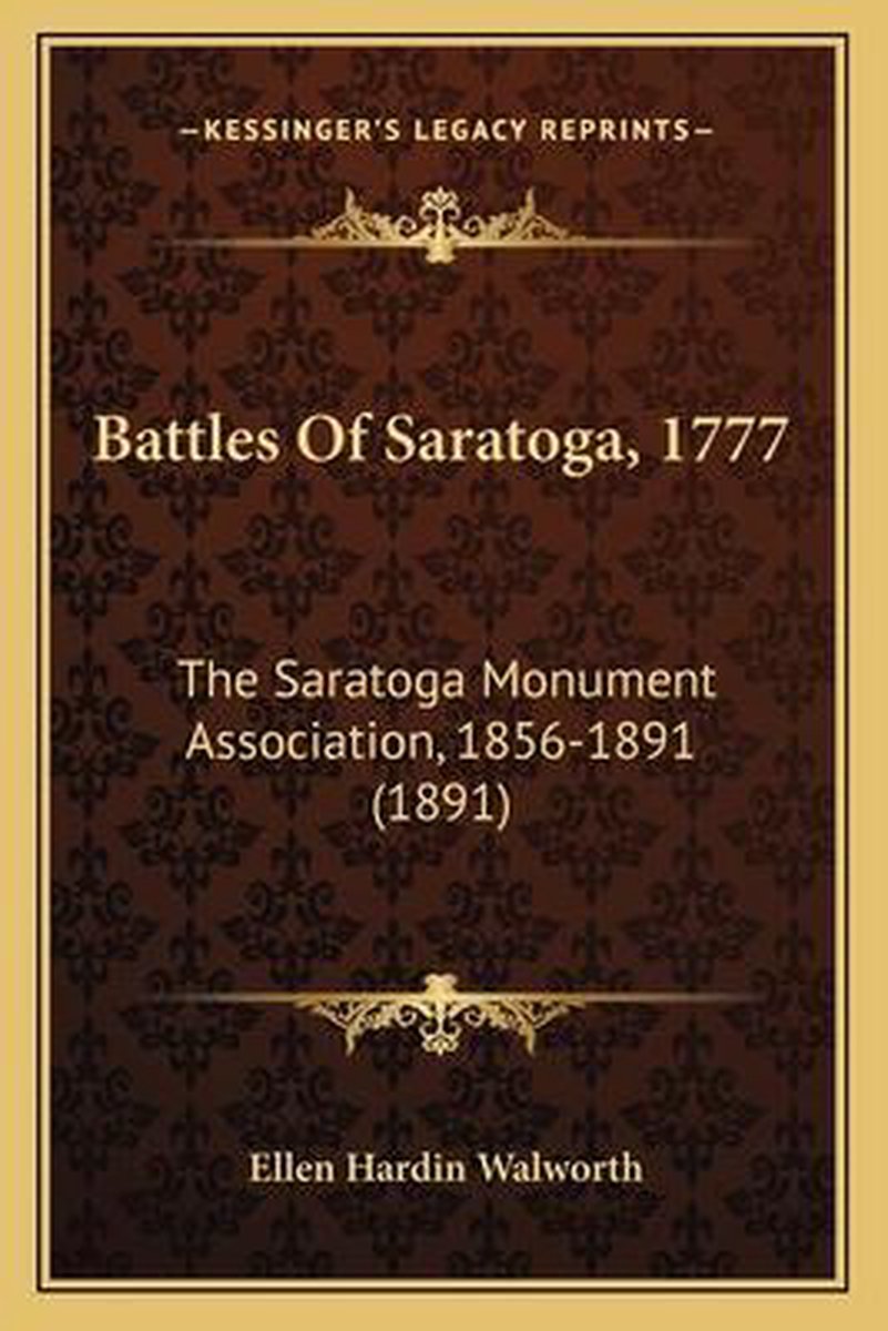 Battles Of Saratoga, 1777 van
