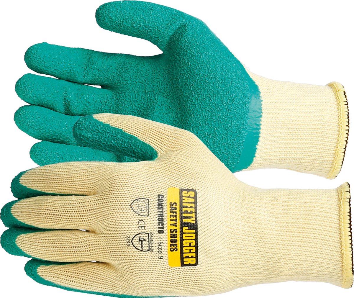 Tuinhandschoen Pro Safety Jogger werkhandschoen - heren - dames - met latex grip - voor de echt
