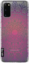 Casetastic Samsung Galaxy S20 4G/5G Hoesje - Softcover Hoesje met Design - Happy Mandala Print