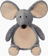 Embroider Buddy - Muis - Knuffeldier - Maverick Mouse kan geborduurd worden met een naam of tekst