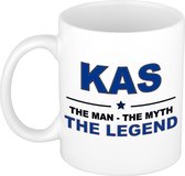 Kas The man, The myth the legend cadeau koffie mok / thee beker 300 ml