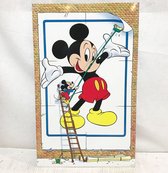 Mickey Mouse Metaal Op Karton Bord