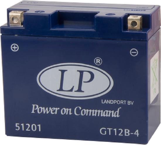Landport Gel Motor & Powersport accu GT12B-4 | 12V / 10AH | | bol.com