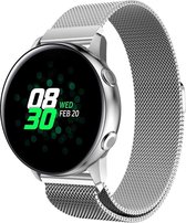 Samsung Galaxy Watch 42mm - Garmin Forerunner 245 / 645 Music - Universeel 20mm - Zilver 1+1 Gratis