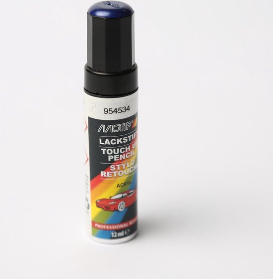 Motip 954534 Auto lakstift Blauw Metallic 12 ml bol
