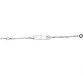 N-joy trendstyle zilveren plaat armband 7872 INCLUSIEF NAAMGRAVURE