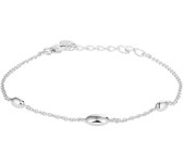 N-joy trendstyle zilveren armband  14248