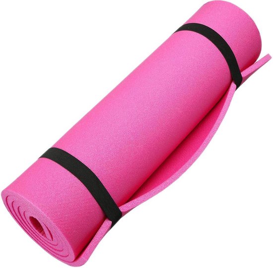 V3Tec Fitnessmat - 180x55 cm 1 cm dik - Pink | bol.com