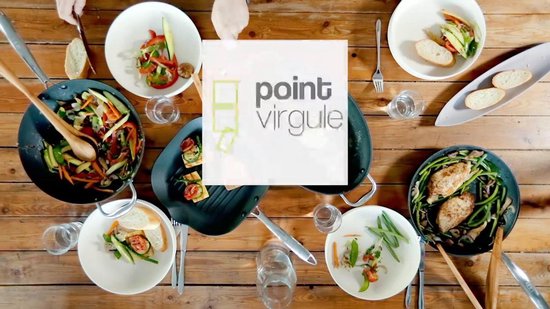 Point-Virgule Pan-à-moi Vispan - Ovaal - Gietijzer - Excalibur coating - 38x26cm