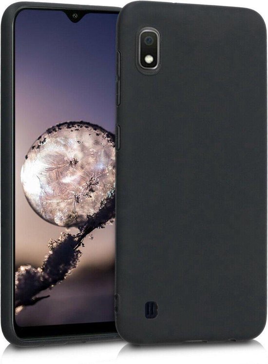 mesh Walging blaas gat Samsung Galaxy A10 mat zwart siliconen hoesje / achterkant / Back Cover TPU  – 1,5 mm... | bol.com