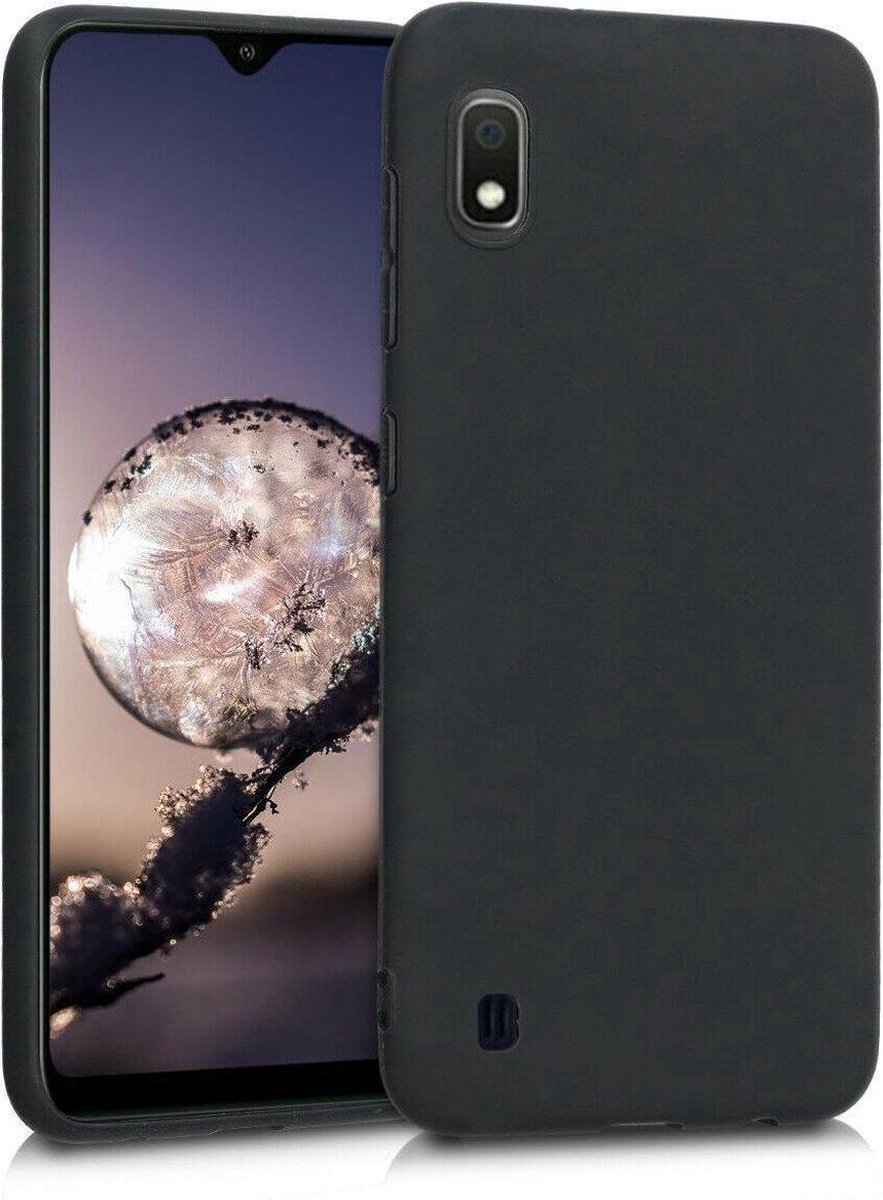Samsung Galaxy A10 mat zwart siliconen hoesje / achterkant / Back Cover TPU – 1,5 mm ideale dikte van FB Telecom Groothandel in telefoon accessoires.