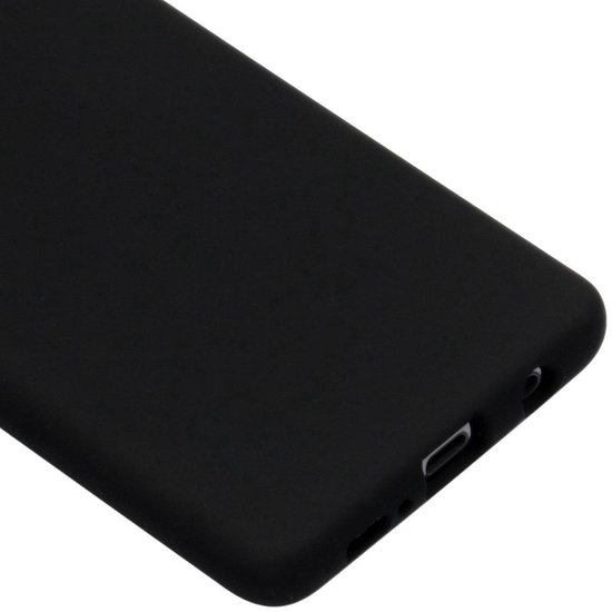 Perth meer Een zekere Samsung Galaxy S10 mat zwart siliconen hoesje / achterkant / Back Cover TPU  – 1,5 mm... | bol.com