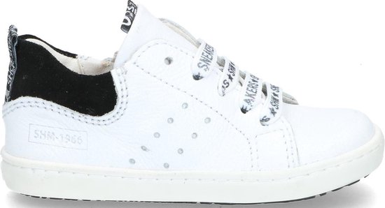 Jongens Veterschoenen \u0026 Klitteband Shoesme Ur20s017-l Urban White Black Wit  - Maat 28 | bol.com