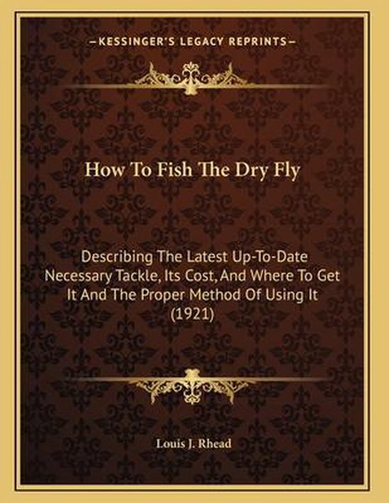 How to Fish the Dry Fly - cover