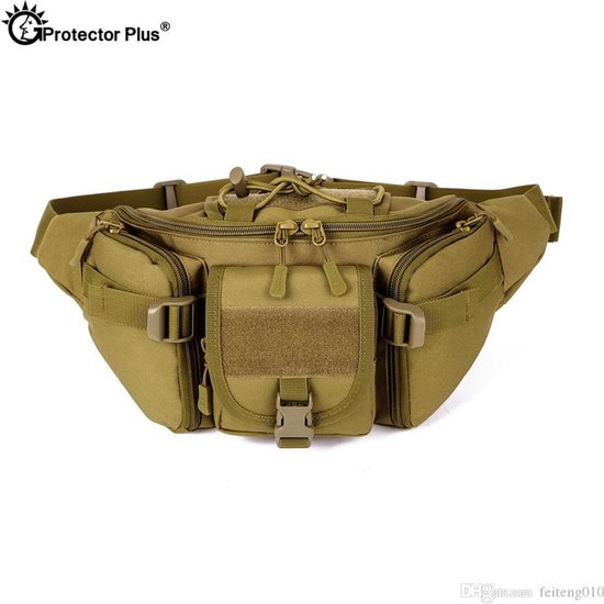 Bruin Protector Plus Unisex slijtvaste militaire outdoor heuptas | fanny pack | Outdoor heuptas | X000KQ7E8N