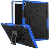 Lenovo Tab E10 hoes - Schokbestendige Back Cover - Blauw