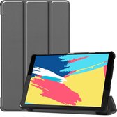 Lenovo Tab M8 FHD hoes - Tri-Fold Book Case - Grijs