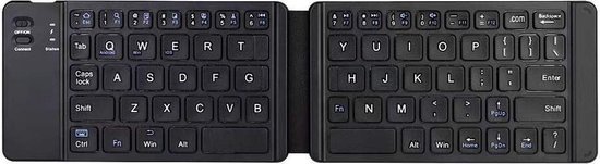 Universeel Bluetooth Toetsenbord Opvouwbaar Bluetooth Keyboard Zwart Universeel Bluetooth Toetsenbord Opvouwbaar Bluetooth Keyboard Zwart