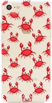 iPhone SE (2020) hoesje TPU Soft Case - Back Cover - Crabs / Krabbetjes / Krabben