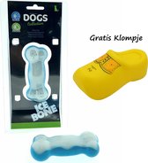 Honden Speelgoed Verkoelende ijsbotje - 5 x 3,5 x 11,5 cm - nu met gratis Klompje