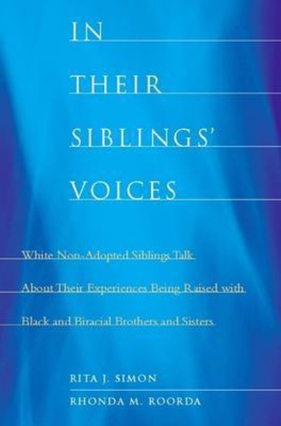 In Their Siblings' Voices - cover