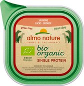 Almo Nature Natvoer voor Honden - Bio Organic Single Protein - 11 x 150g - Zalm - 11 x 150 gram