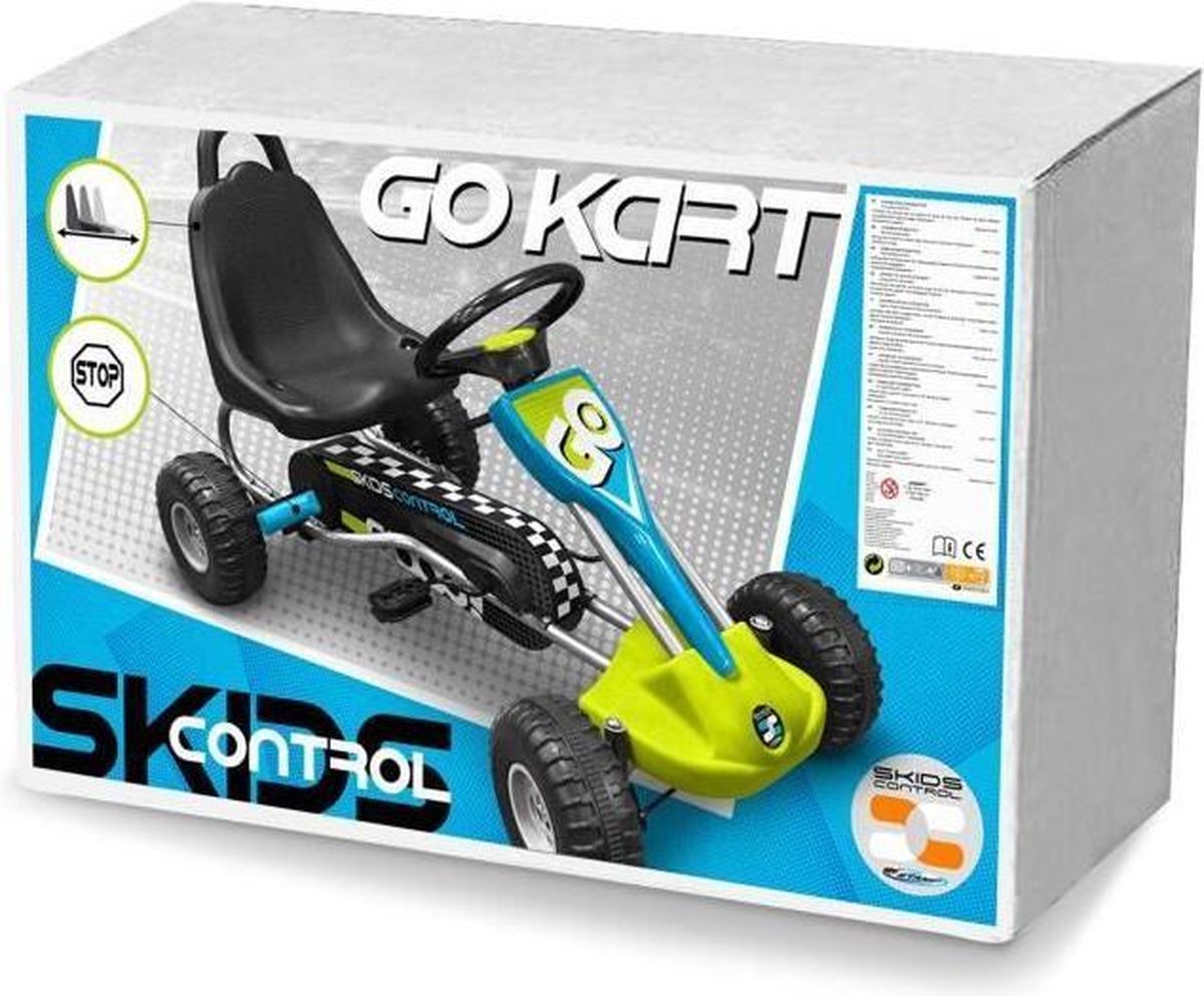 Stamp Skelter Go Kart Skids Control 89 Cm Blauw/groen — afbeelding 2