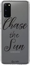 Casetastic Samsung Galaxy S20 4G/5G Hoesje - Softcover Hoesje met Design - Chase The Sun Print