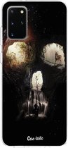 Casetastic Samsung Galaxy S20 Plus 4G/5G Hoesje - Softcover Hoesje met Design - Cave Skull Print