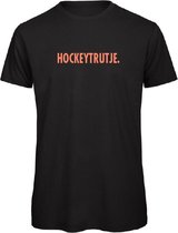 T-shirt zwart L - Hockeytrutje - oranje - soBAD. | T-shirt unisex | T-shirt mannen | T-shirt dames | Hockey | Oranje