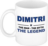 Dimitri The man, The myth the legend cadeau koffie mok / thee beker 300 ml