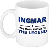 Ingmar The man, The myth the legend cadeau koffie mok / thee beker 300 ml