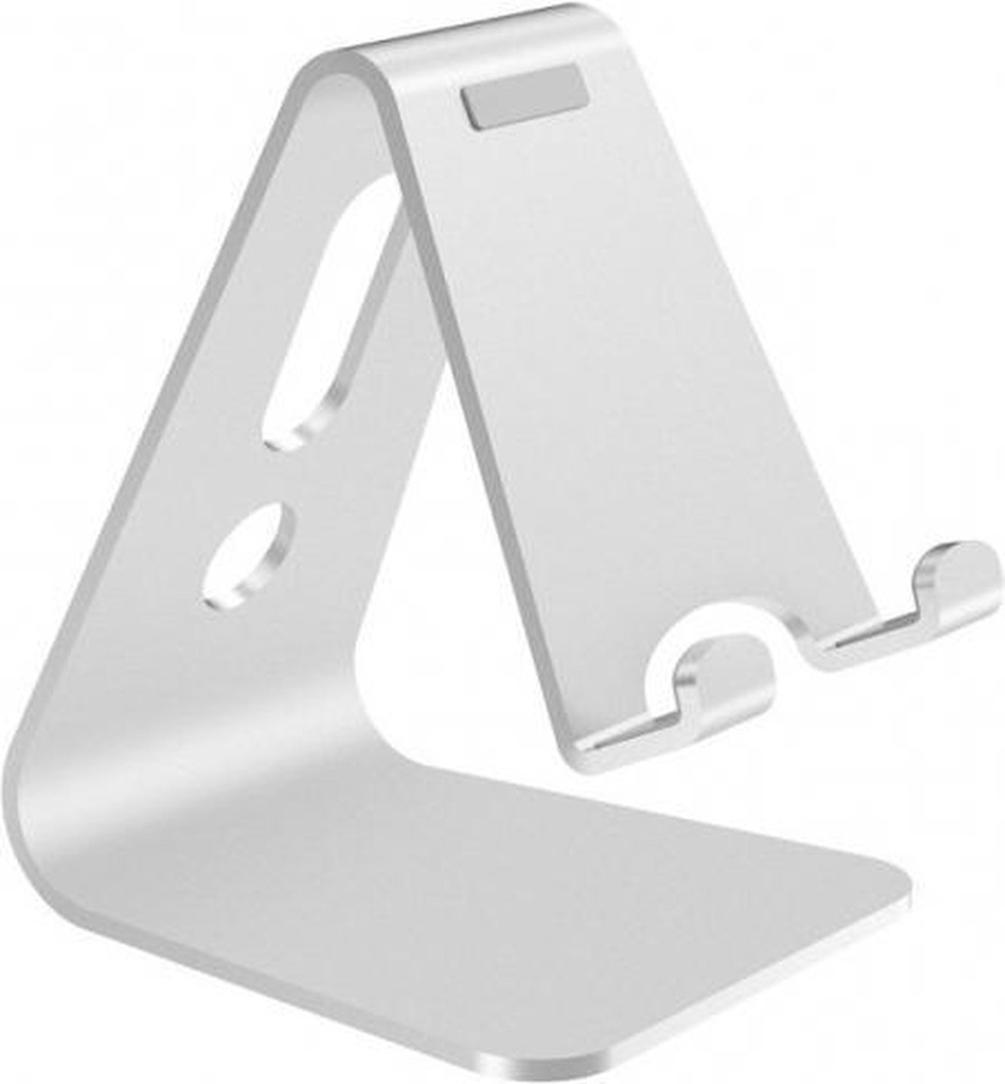 Aluminium iPad - iPhone - Stand - Tablet - Houder - Smartphone - Standaard - Zilver