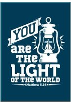 Tekstbord Kadobord Christelijk - You are the light