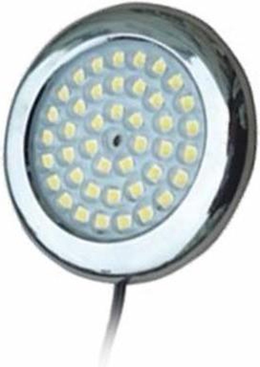 GREEN:ID - led lamp rond - 3 watt - 24 volt - 300 lumen slechts 8MM hoog! Iedeaal voor in de vrachtwagencabine Puck lamp.