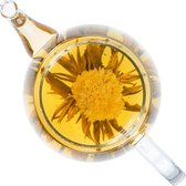 Theebloemen van groene thee met goudsbloembloesems - 12 stuks